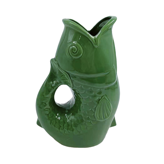 Vase poisson vert