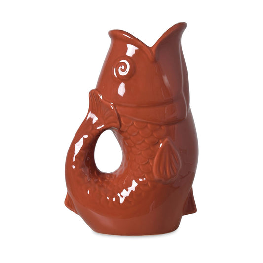 Vase poisson terracotta