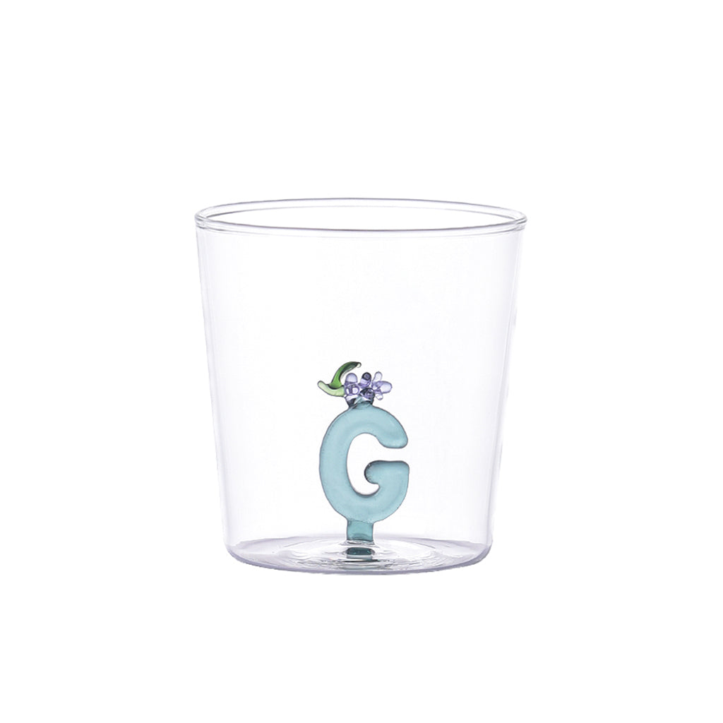 Verre lettre alphabet G