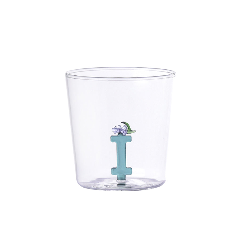 Verre lettre alphabet I