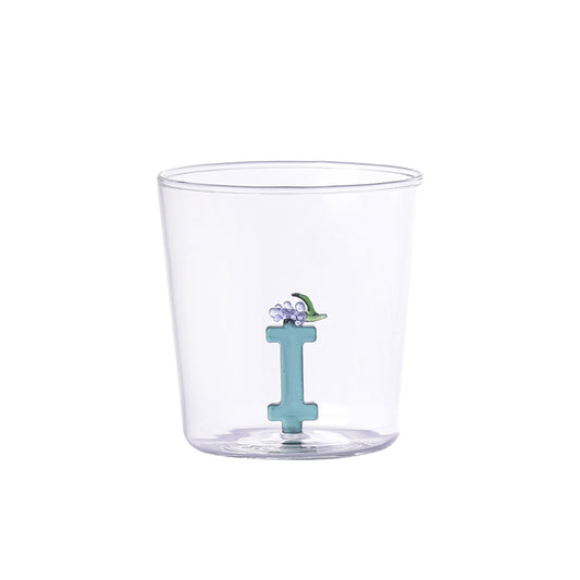 Verre lettre alphabet I