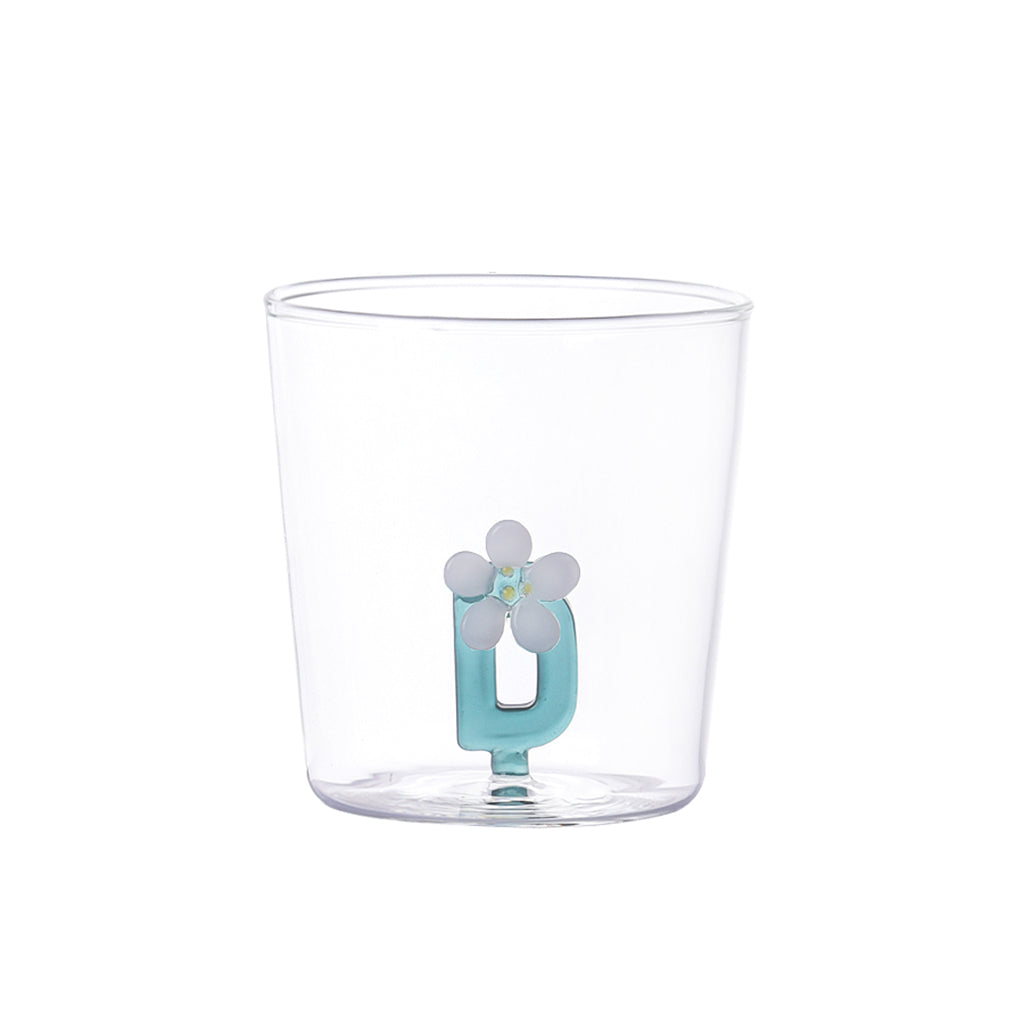 Verre lettre alphabet D
