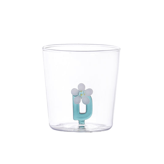 Verre lettre alphabet D