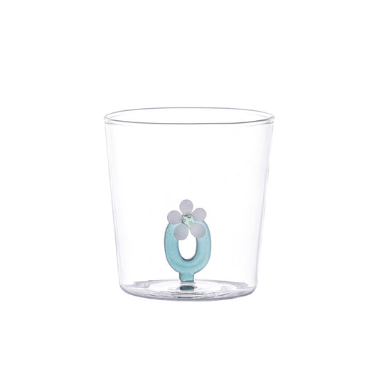 Verre lettre alphabet O