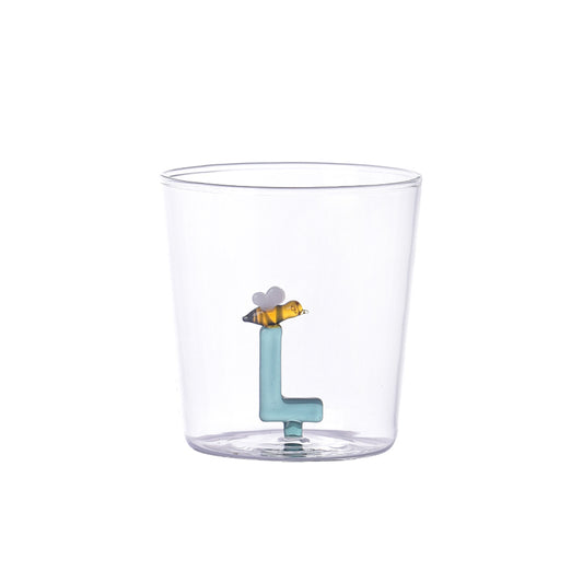 Verre lettre alphabet L