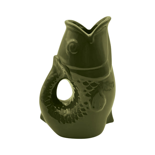 Vase poisson kaki