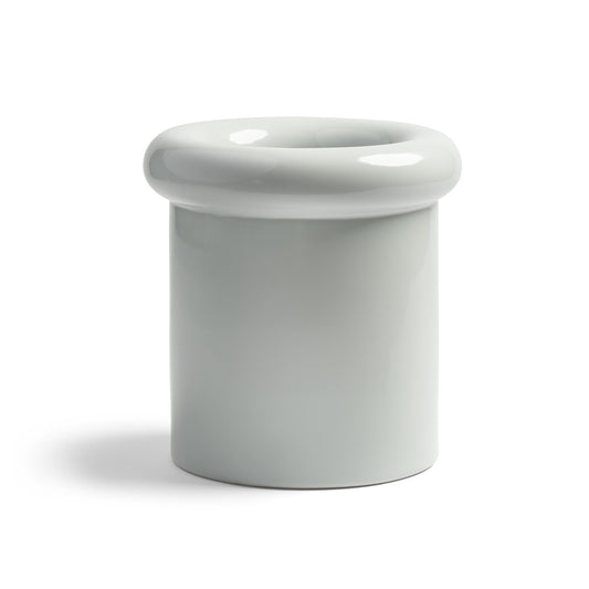 Vase cylindrique céramique gris