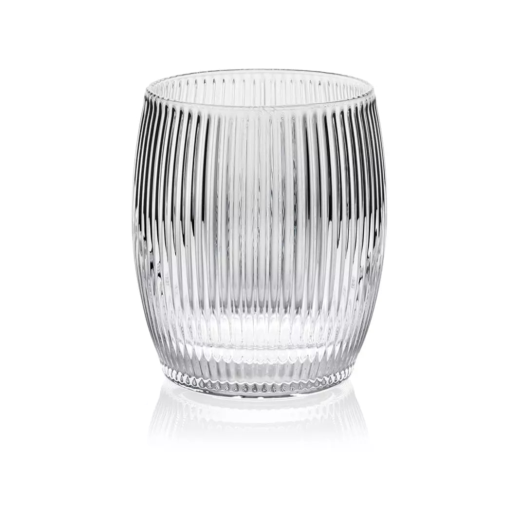 Verre strié transparent côtelé