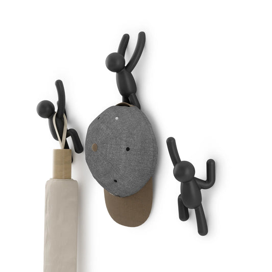 Porte-manteau Buddy noir