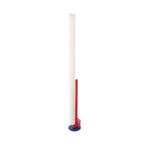 Lampadaire Model T rose/bleu